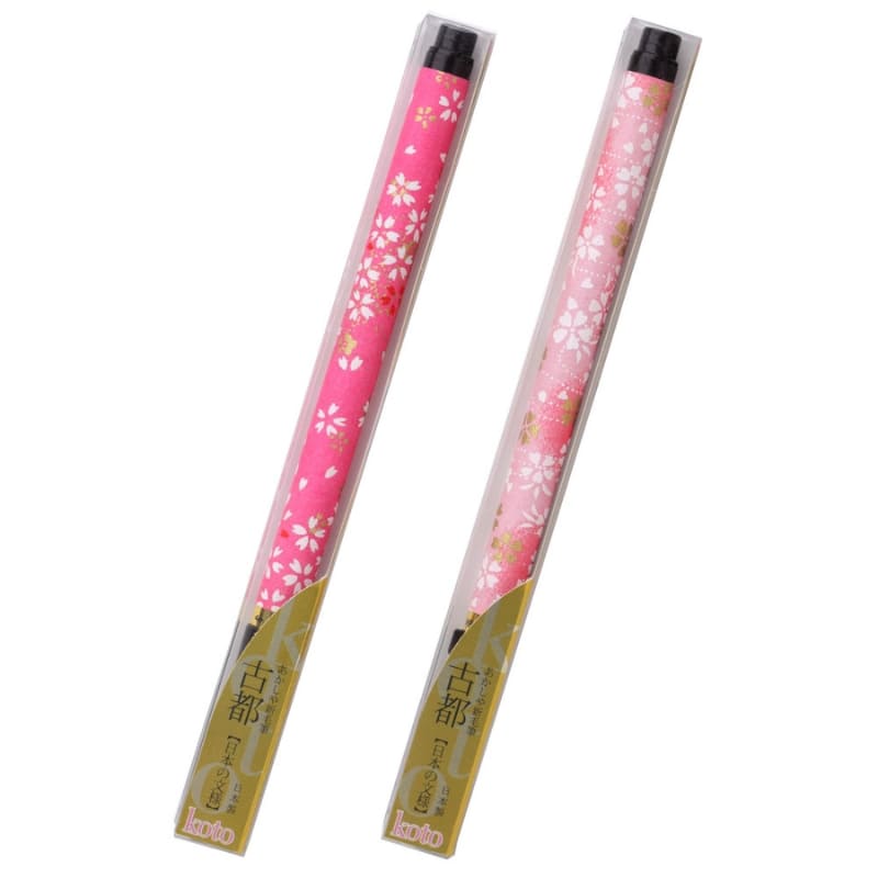 Koto Brush Pink Washi Paper Handtag