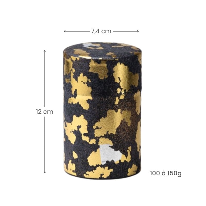 Svart & guld Washi Paper Tea Box