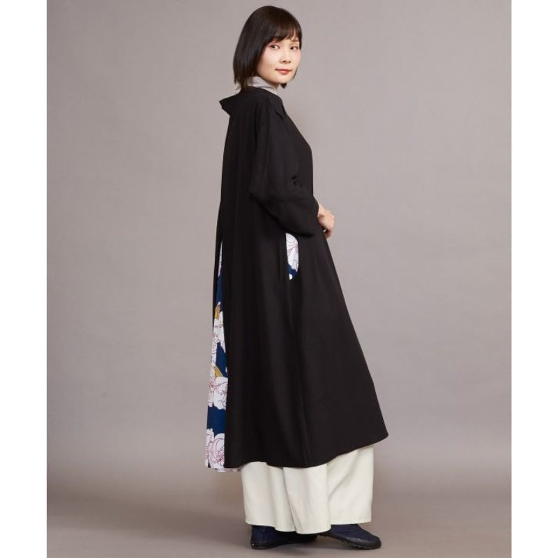 Svart Modern Japansk Klänning En storlek