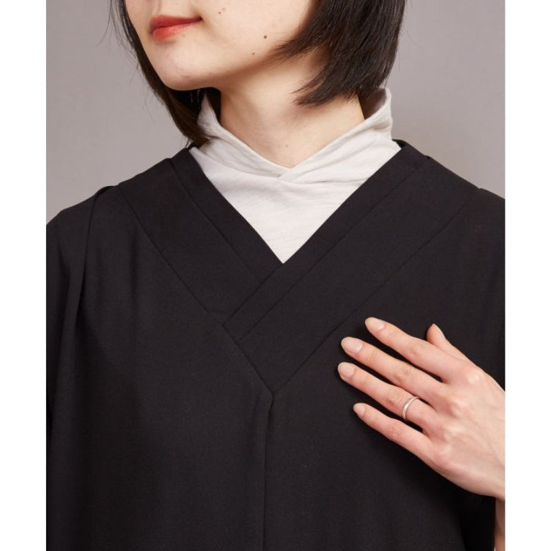 Svart Modern Japansk Klänning En storlek