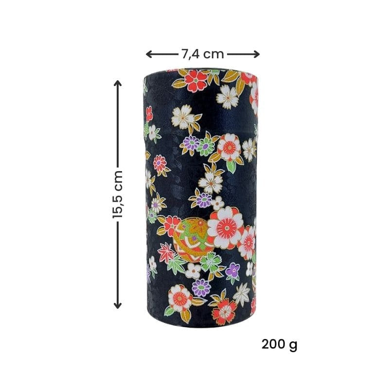 Svart Washi Paper Tea Box