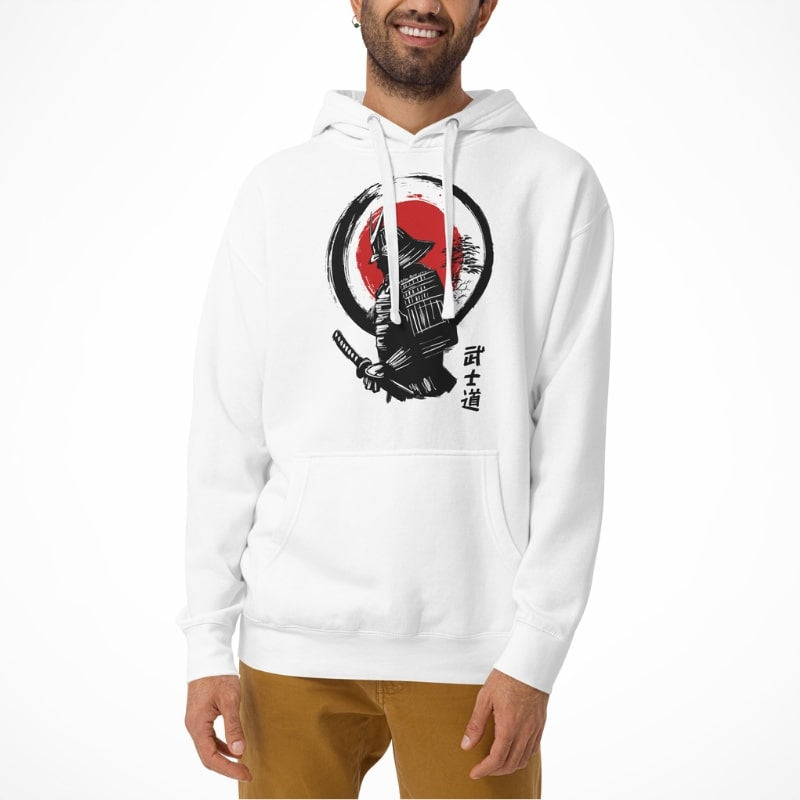 Sweatshirt med japanska samurajer
