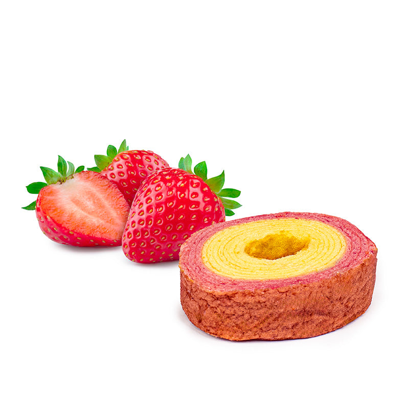 Taiyo Baumkuchen - Mjölk & Jordgubb