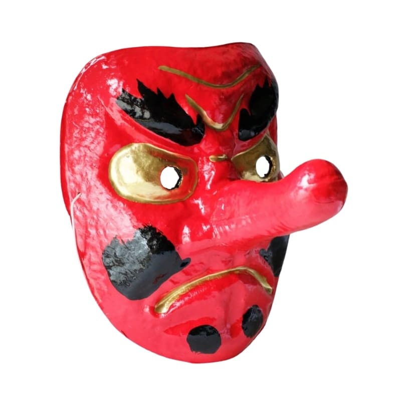 Tengu mask i papier maché
