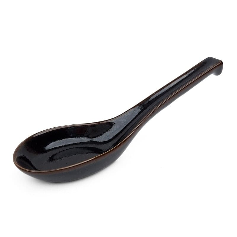 Tenmoku svart ramen sked
