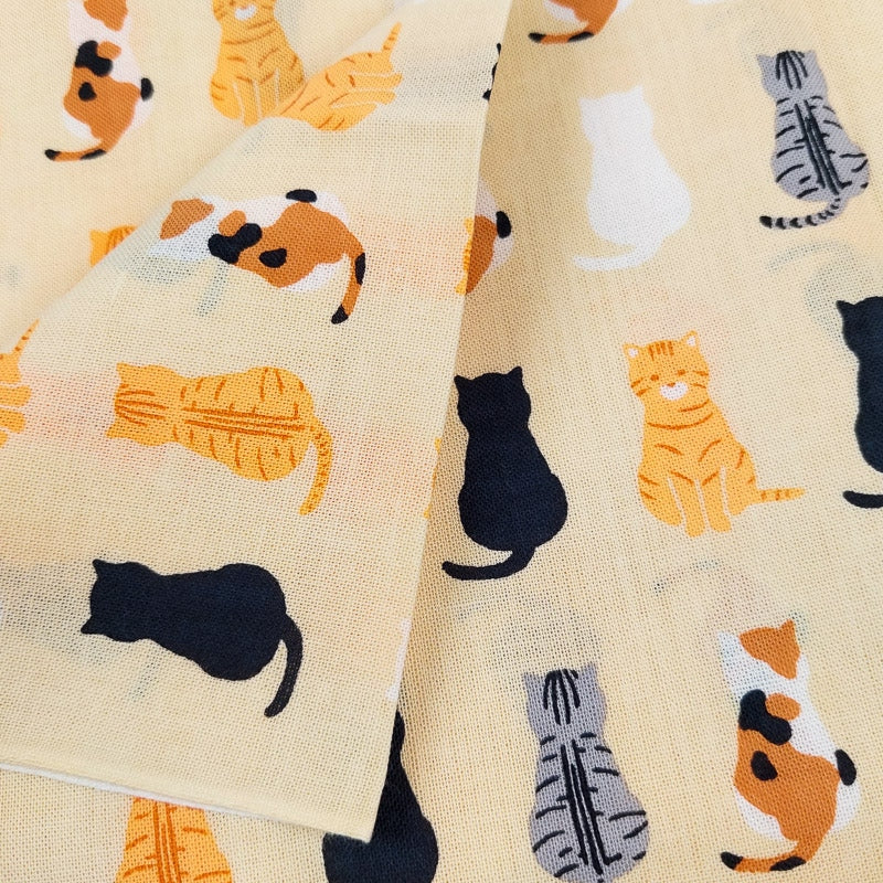 Tenugui Handduk Kattdesign