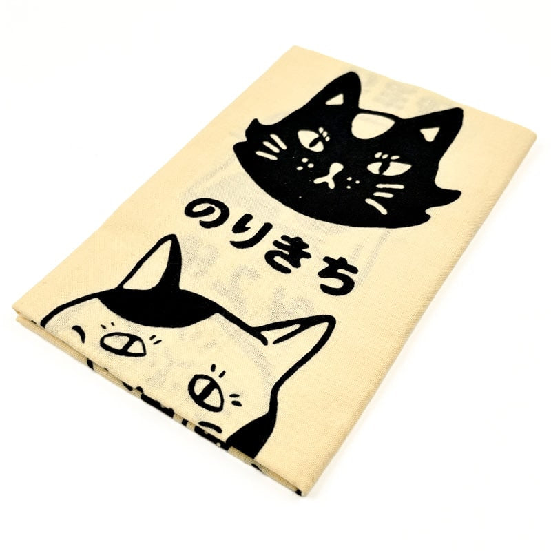 Tenugui japansk katt tryck