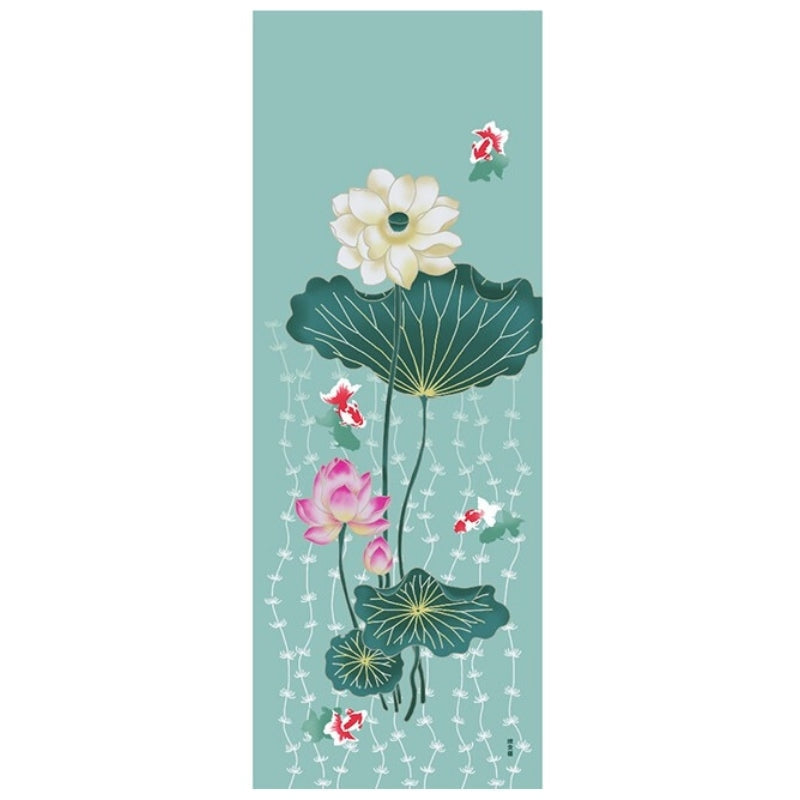 Tenugui Sacred Lotus Handduk