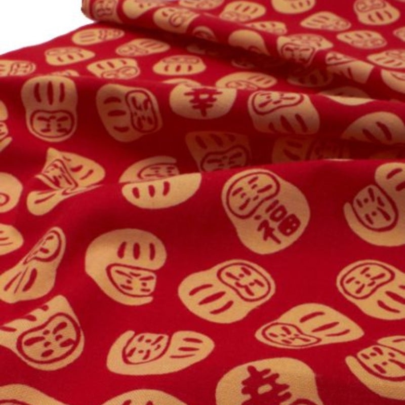 Tenugui tryckt Daruma