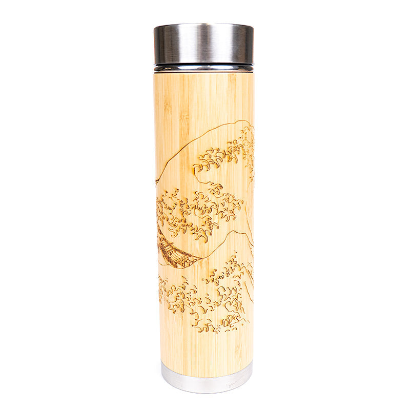 Termos i Bambu – Den Stora Vågen vid Kanagawa 400 ml