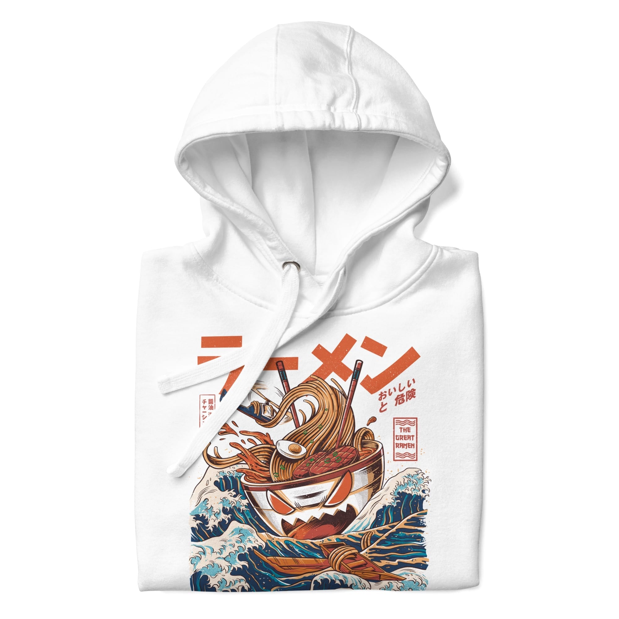 The Great Ramen of Kanagawa Japansk sweatshirt