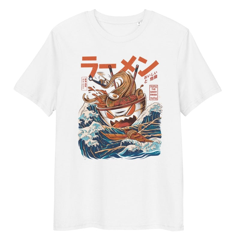 The Great Ramen of Kanagawa Japansk T shirt S