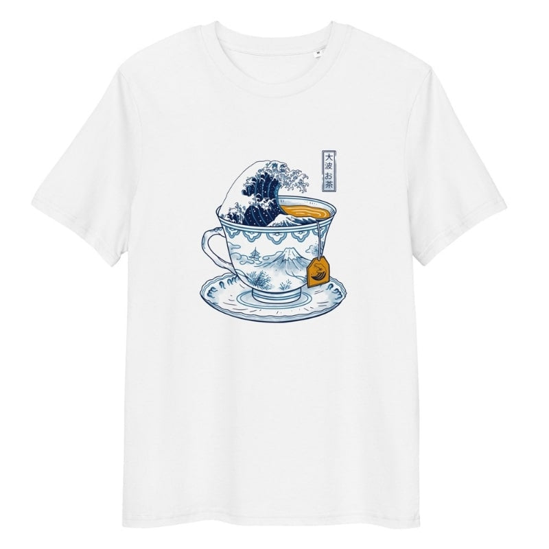 The Great Tea of Kanagawa Japansk T shirt S