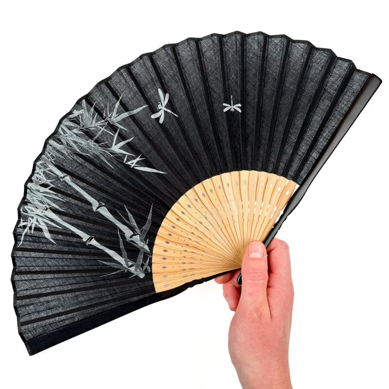 Tonbo Svart Japansk fläkt