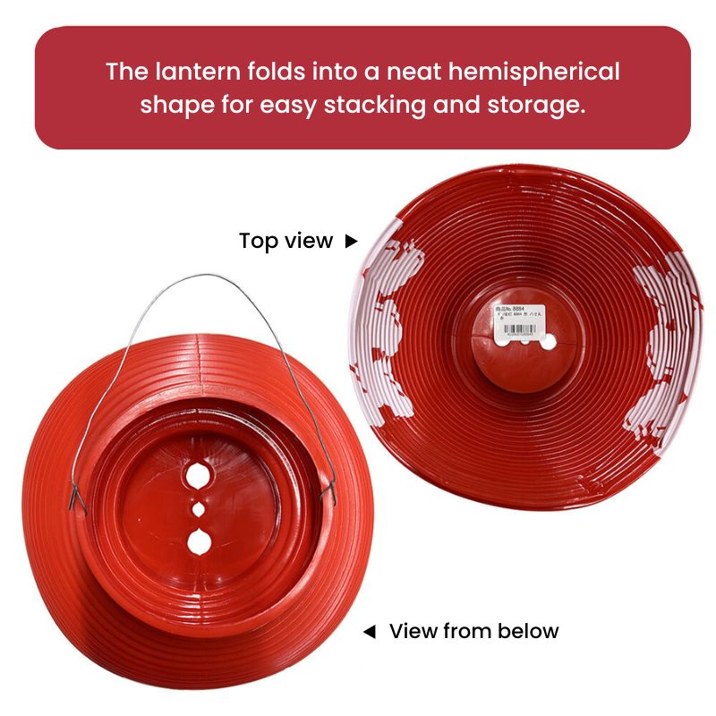 Japansk lykta - Röd Festival