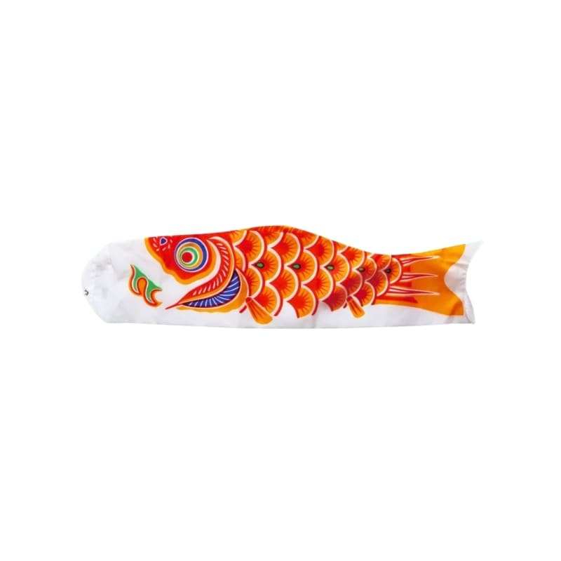 Traditionell japansk Koinobori Orange - 60 cm