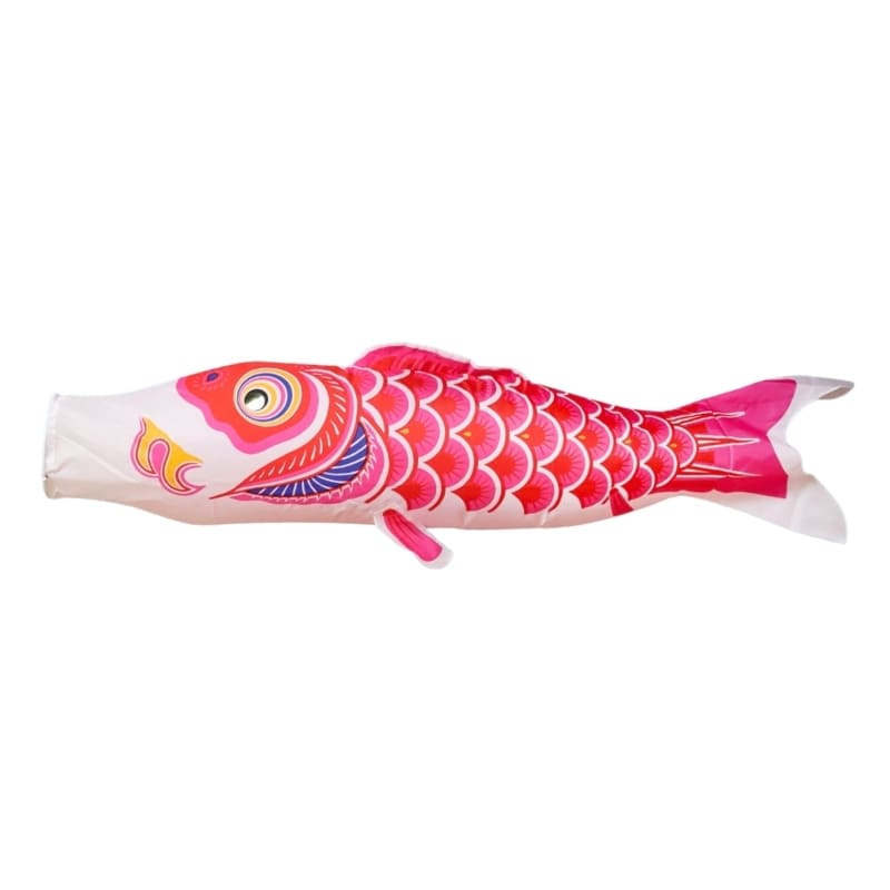 Traditionell rosa japansk koinobori - 150 cm