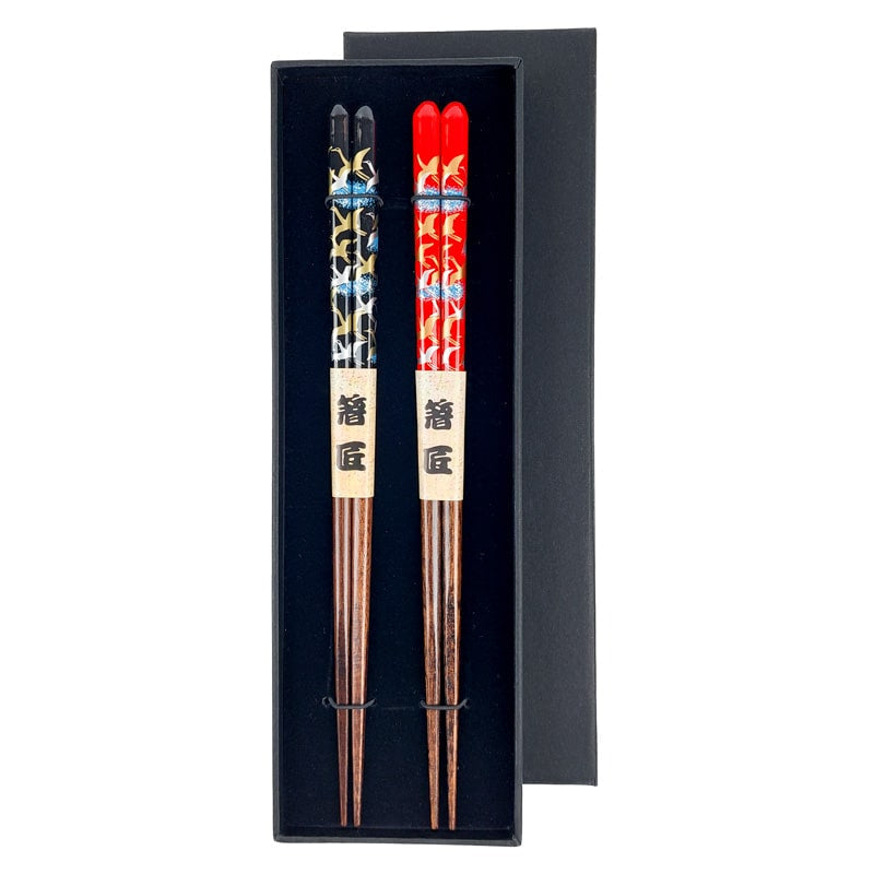 Tsuru japanska ätpinnar set