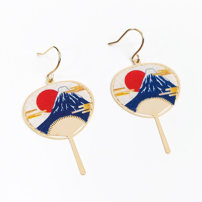 Uchiwa Fuji örhängen