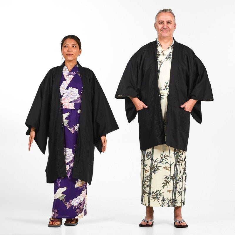 Unisex japansk Haori jacka En storlek