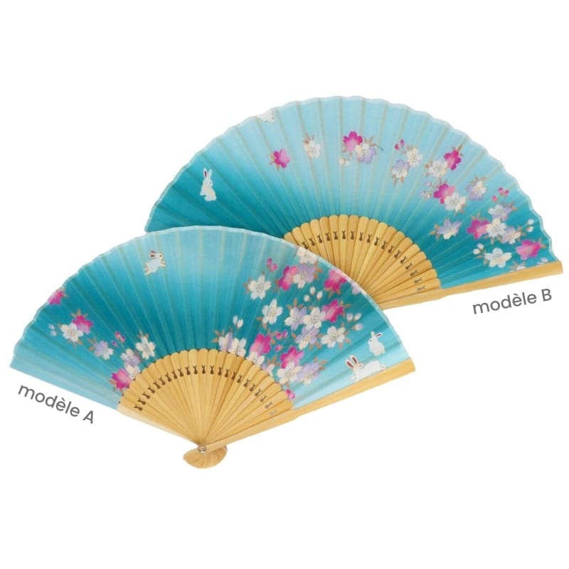 Usagi japansk turkos solfjäder