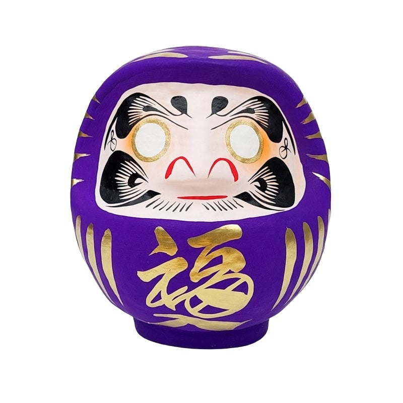 Violett japansk Daruma 9 till 15 cm