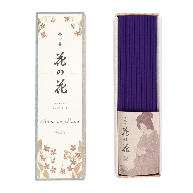 Violett traditionell japansk rökelse