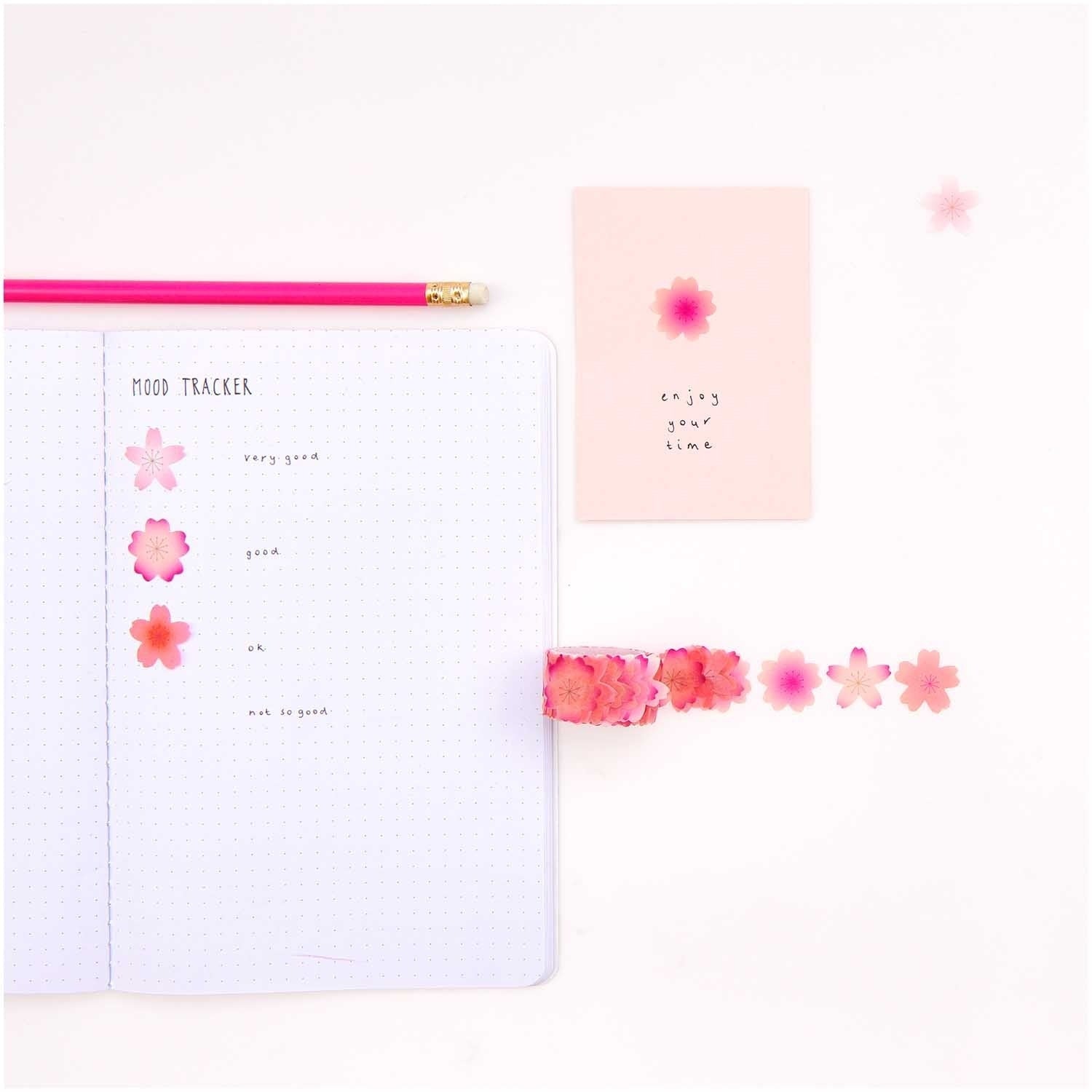 Washi Klistermärken Sakura