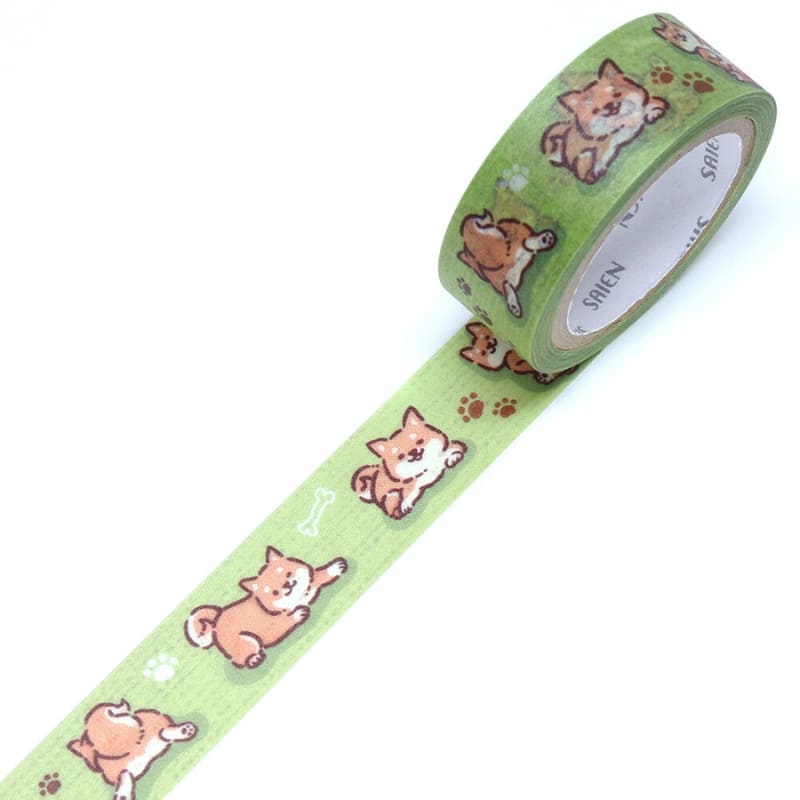 Japansk Washi Tape Shiba Inu