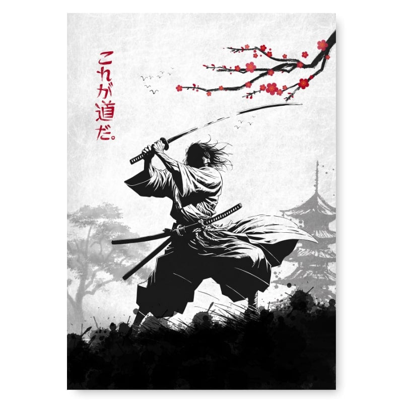 Way of the Warrior Japansk affisch A3