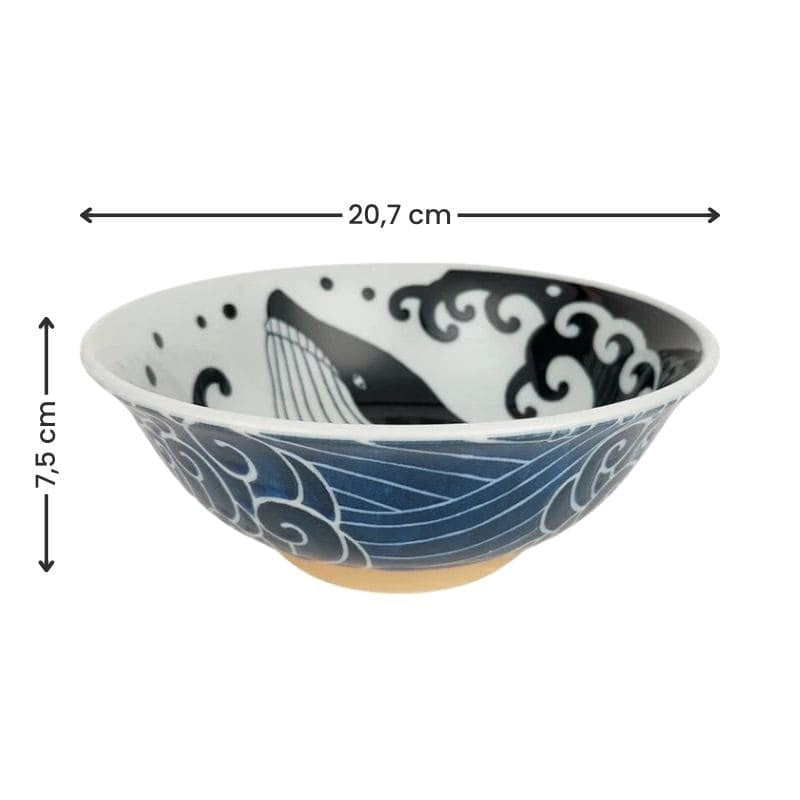 Whale japansk Ramen skål