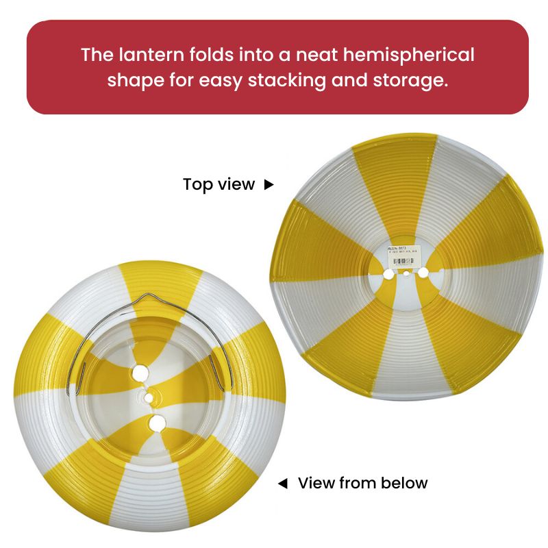 Japansk lykta - Gul Chochin
