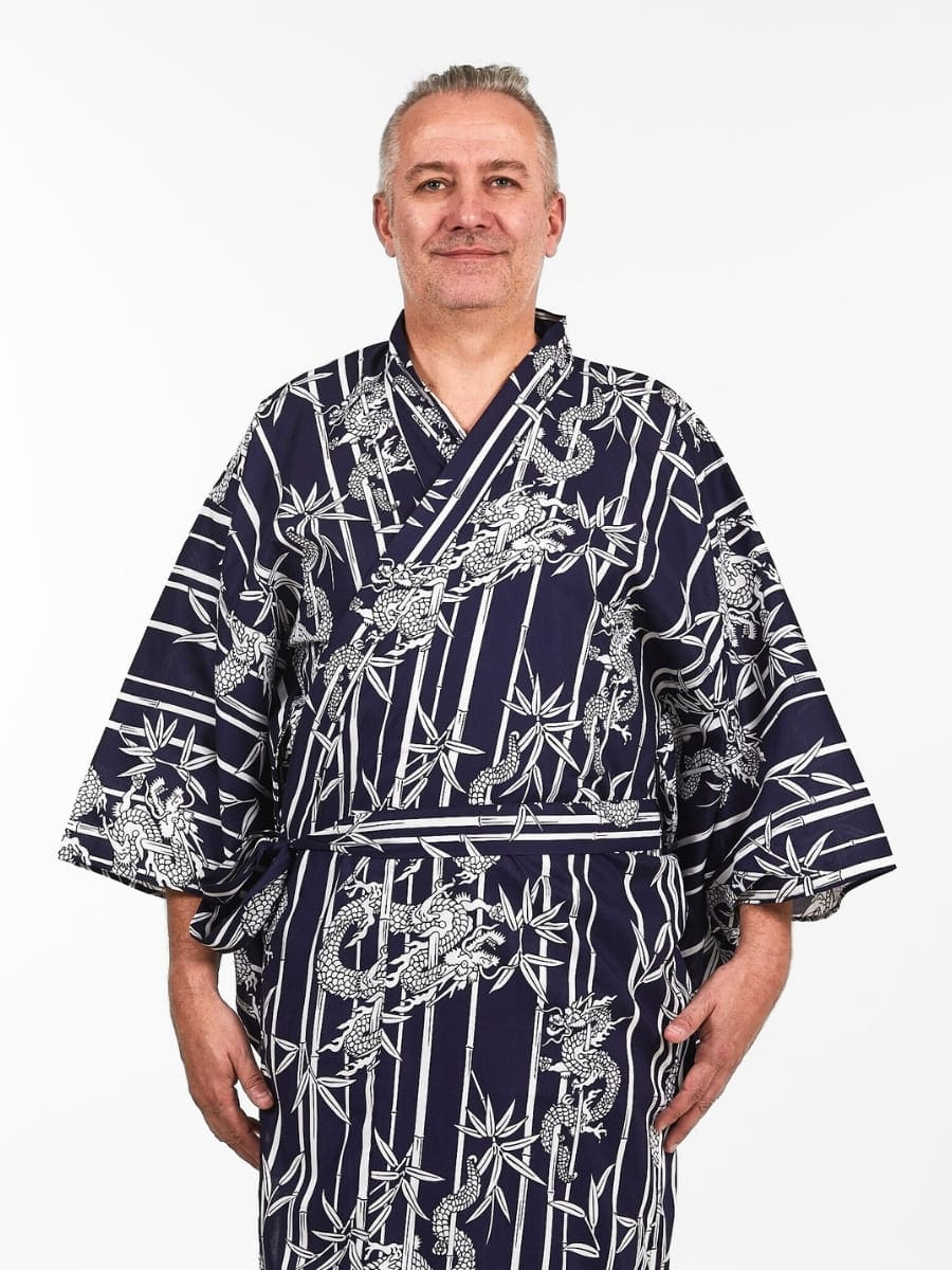 Yukata Kimono Bambu & Drake för män