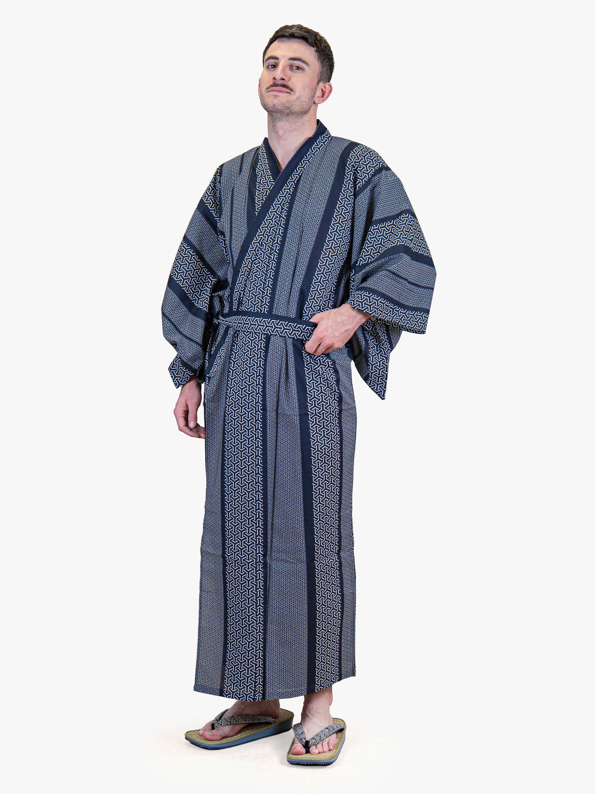 Yukata-kimono Herr – Kumi-Kikkō S