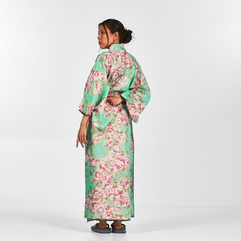 Yukata Kimono Sakura Blomma för kvinnor